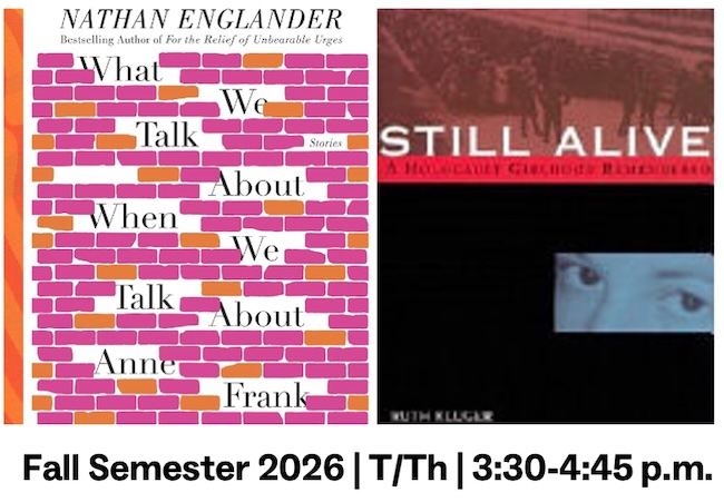 Holocaust Book Covers - Nathan Englander and Still Alive