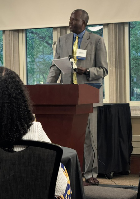 Keynote speaker M'baré N'gom