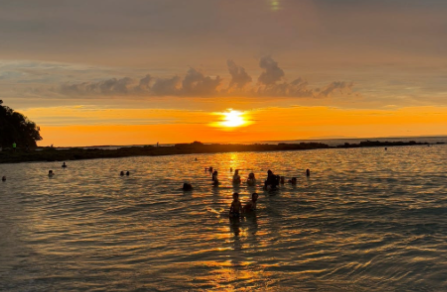 Sunset over Costa Rica