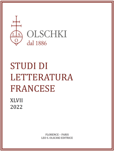 Cover of Studi di Letteratura Francese