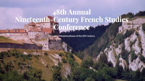 Photo of a castle on a hill and conference details