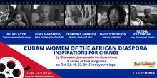 Flyer for Cuban Women of the African Diaspora Film Festival