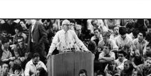 Photo of a person speaking