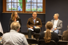 Professors Franzel and Prager at Faculty Excellence Week Event