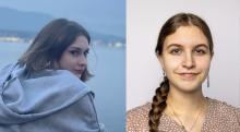 Photographs of Calliope Pensereum (l.) and Emma Adams (r.)