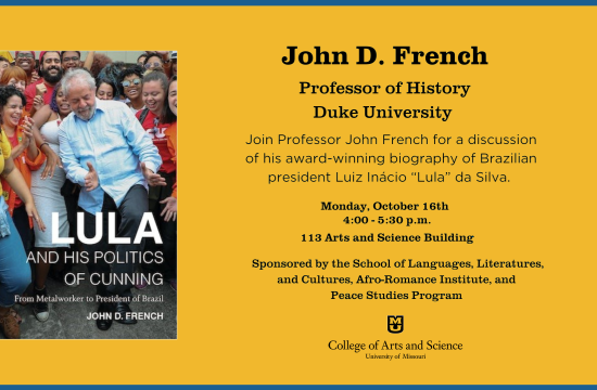 Flyer of John French event 