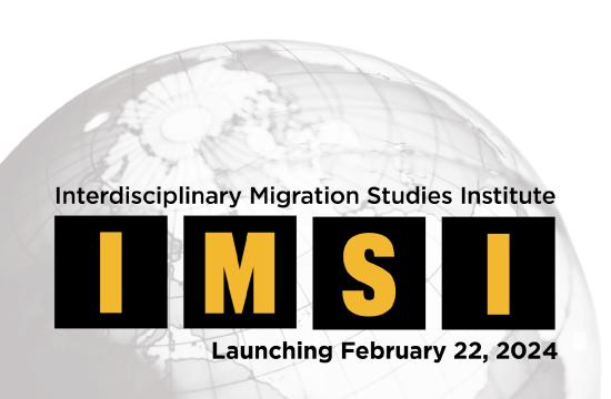 Photo of IMSI logo and launch date
