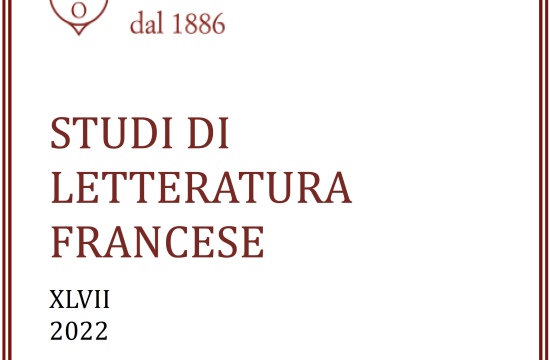 Cover of Studi di Letteratura Francese